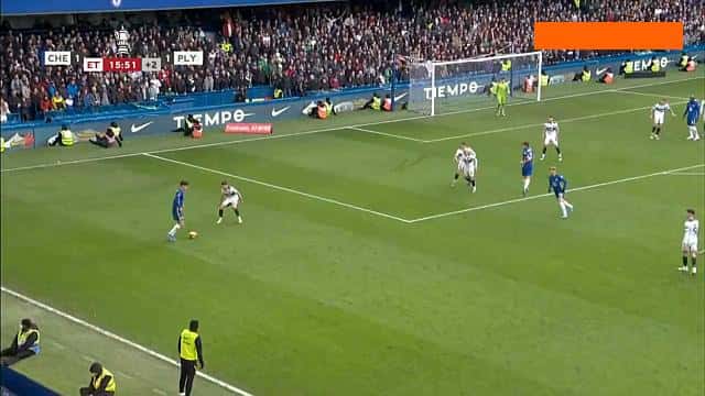 گل مارکوس آلونسو به پلیموث (چلسی 2-1 پلیموث)