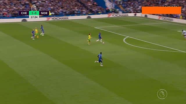 گل کالوم هادسون اودوی به نوریچ (چلسی 2-0 نوریچ)