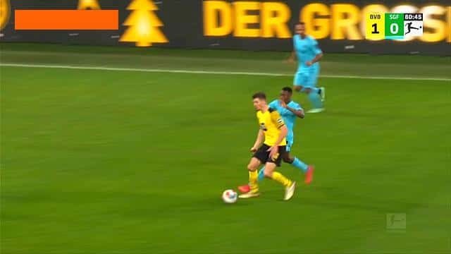 گل دوم ارلینگ هالند به گروتر فورث (دورتموند 2-0 گروتر فورث)