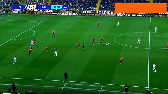 گل آکروباتیک زلاتان ابراهیموویچ به اودینزه (اودینزه 1-1 میلان)