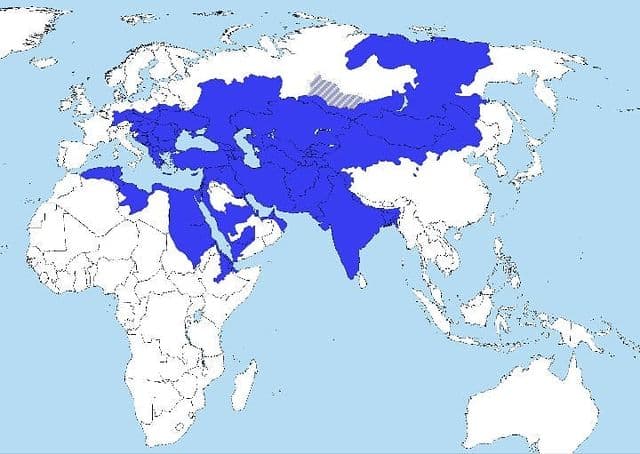 سرزمین هایی که زمانی تحت سلطه ترک ها بوده