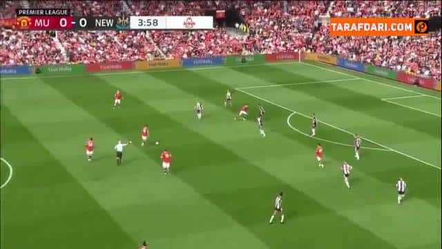 خلاصه بازی منچستریونایتد 4-1 نیوکاسل (لیگ برتر انگلیس - 2021/22)