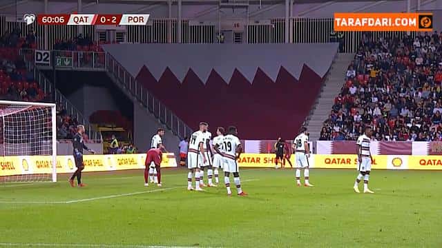 گل عبدالکریم حسن به پرتغال (قطر 1-2 پرتغال)