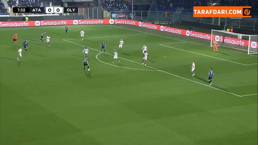 خلاصه بازی آتالانتا 2-1 المپیاکوس (لیگ اروپا - 2021/22)
