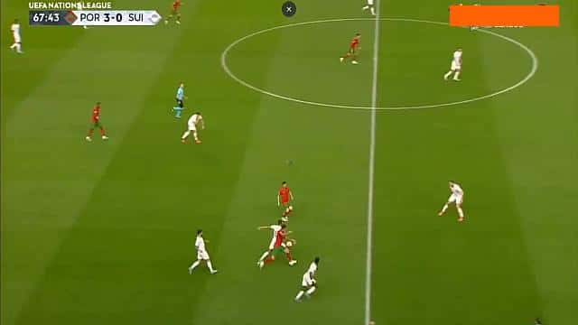 گل کانسلو به سوئیس (پرتغال 4-0 سوئیس)