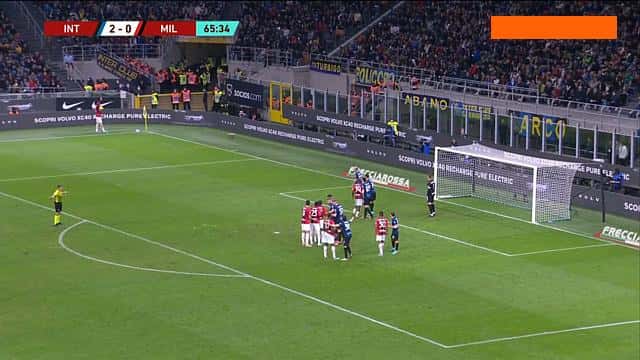 گل مردود شده اسماعیل بن ناصر به اینتر (اینتر 2-0 میلان)