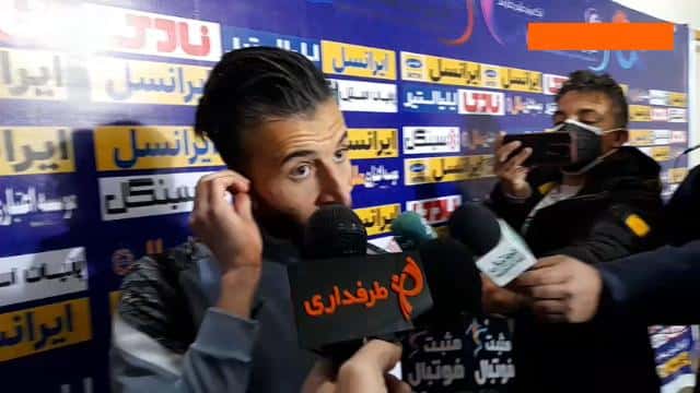 مجتبی حق دوست: مدافع نساجی گفت توپ به دستش برخورد کرده بود پنالتی بود / فیلم