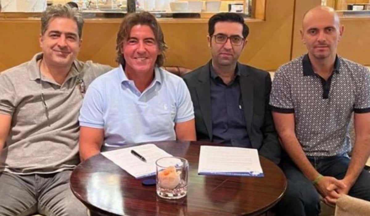 برادرزاده آجورلو و شهراد ناظمی کنار سرمربی جدید استقلال