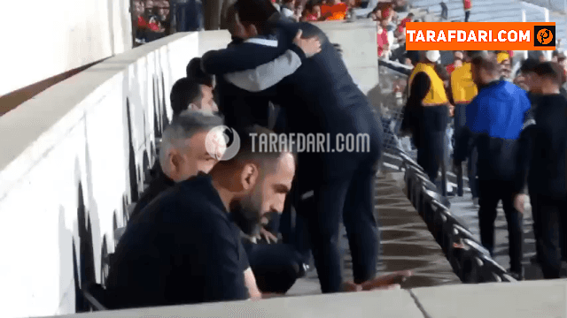 حضور حامد حدادی در جایگاه ویژه ورزشگاه آزادی برای تماشای دیدار پیکان و پرسپولیس / فیلم