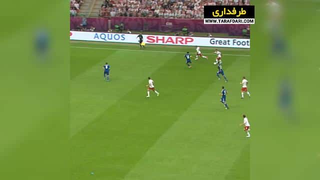گلزنی روبرت لواندوفسکی در دیدار افتتاحیه جام ملت های اروپا 2012 مقابل یونان (2012/6/8) / فیلم