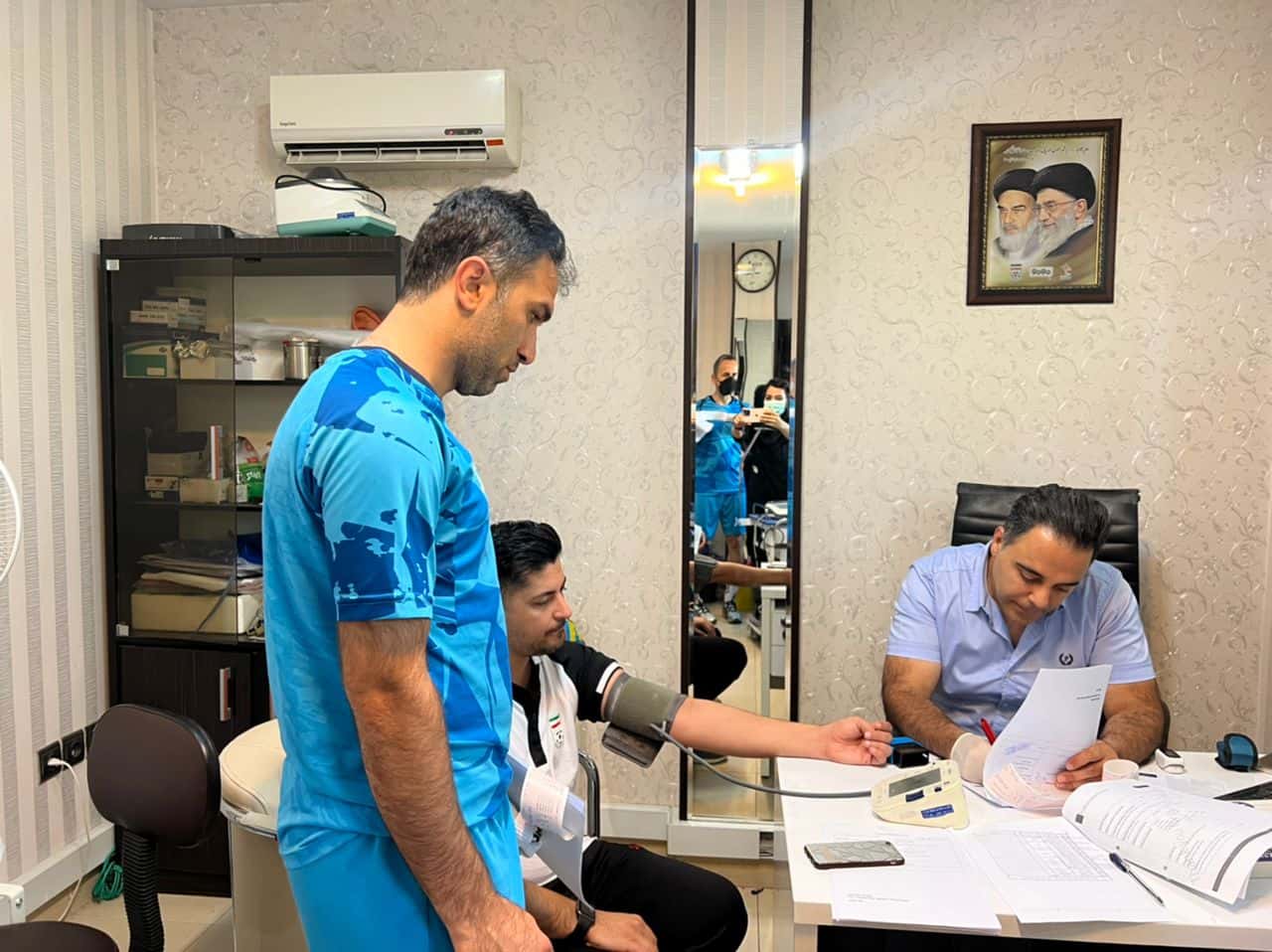 حضور داوران فوتسال ایران در معاینات پزشکی