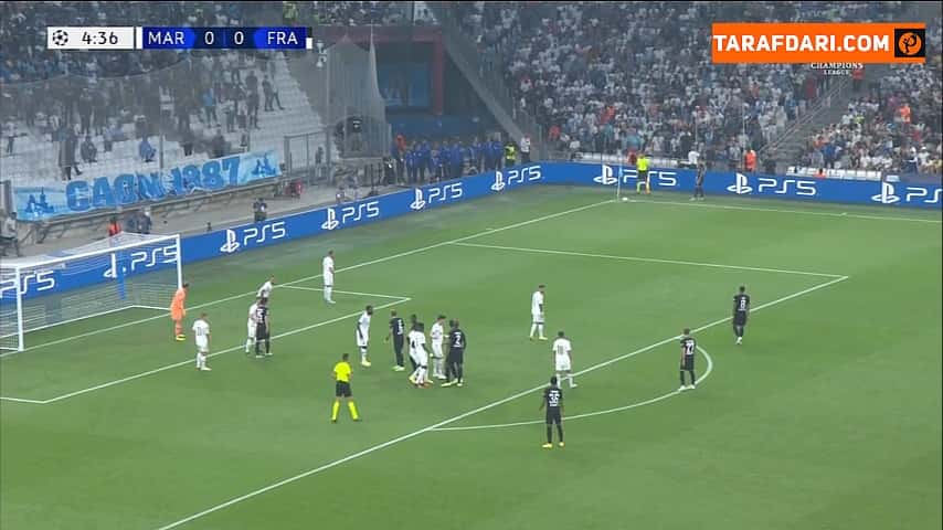 خلاصه بازی المپیک مارسی 0-1 آینتراخت فرانکفورت (لیگ قهرمانان اروپا - 2022/23)