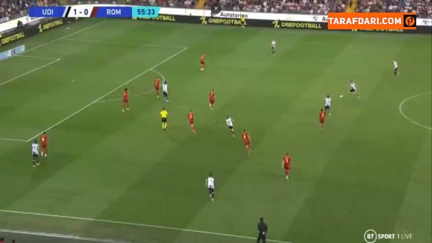 گل لازار سامارژیچ به رم (اودینزه 2-0 آاس رم)