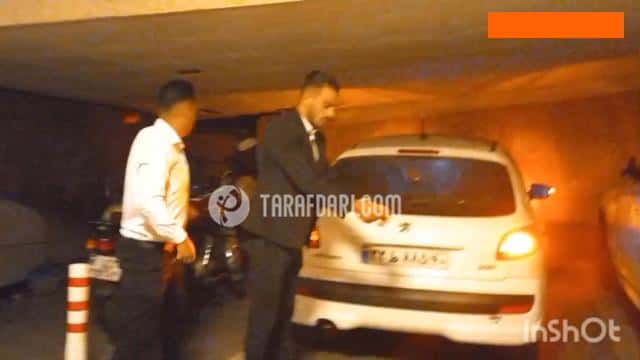 ورود ابوالفضل جلالی به هتل اسپیناس / فیلم