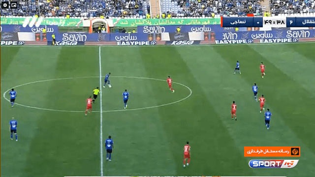 گل محمد محبی به نساجی (استقلال 3-0 نساجی)
