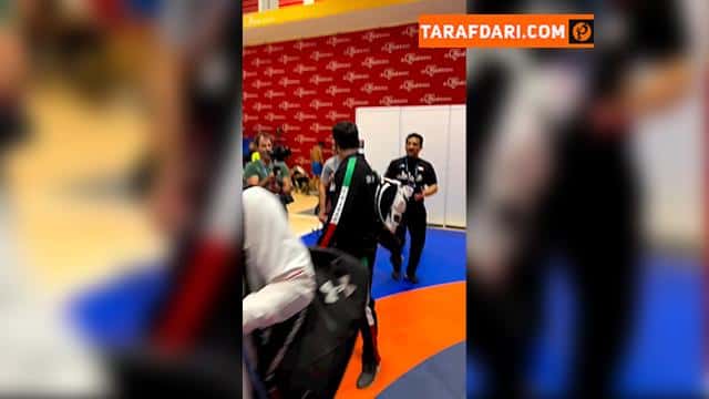 سالار و سلطان آمدند؛ کوتاه و جذاب از ورود حسن یزدانی و کامران قاسم پور به سالن / فیلم