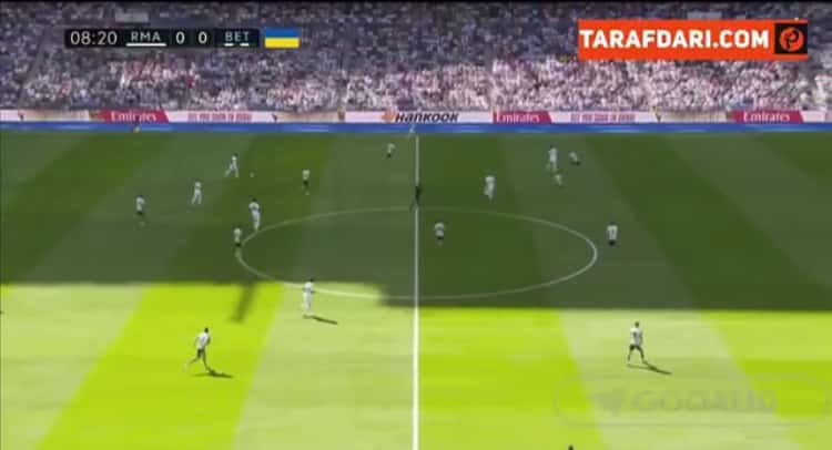 گل وینیسیوس جونیور به بتیس ( رئال مادرید 1-0 بتیس)