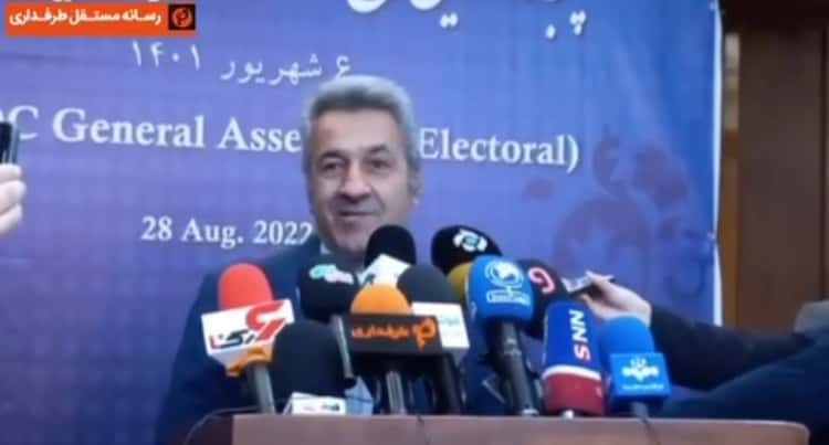 صحبتهای فضل الله باقرزاده رئیس فدراسیون شمشیر بازی و کاندیدای نایب رییسی / فیلم