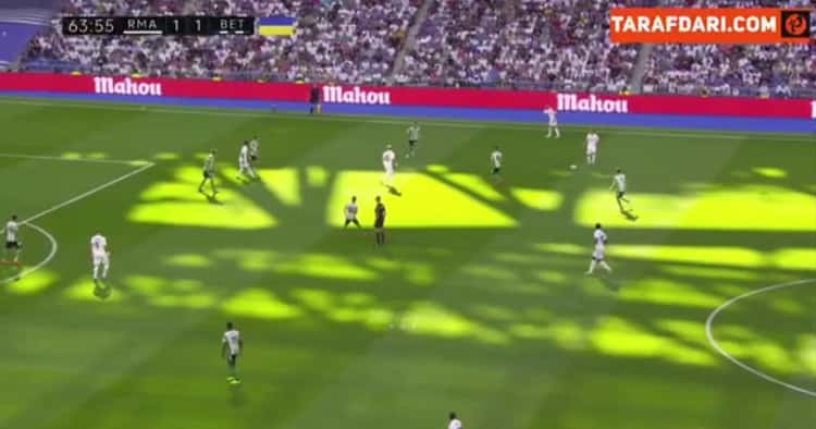 گل رودریگو به بتیس (رئال مادرید 2-1 بتیس)