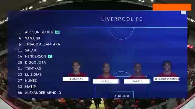 خلاصه بازی لیورپول 2-0 رنجرز ( لیگ قهرمانان اروپا 2022/23 )
