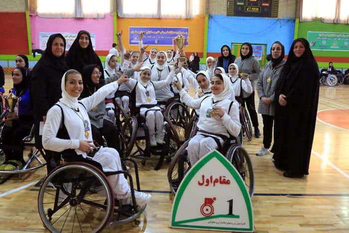 بسکتبال با ویلچر بانوان قهرمانی کشور| خراسان رضوی قهرمان شد