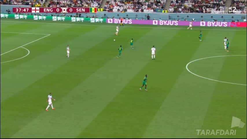 گل جوردن هندرسون به سنگال (انگلیس 1-0 سنگال)