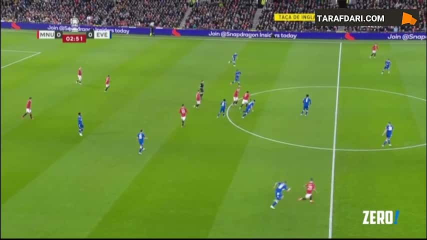 گل آنتونی به اورتون (منچستریونایتد 1-0 اورتون)
