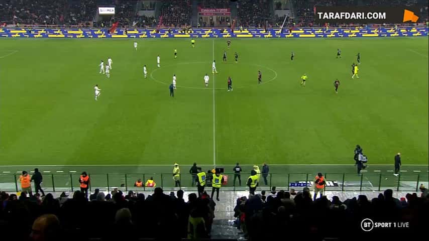 خلاصه بازی میلان ۲-۲ آاس رم (سری آ - 2022/23)