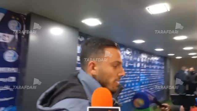 ابوالفضل جلالی: شرایط خوبی دارم؛ حضور هواداران نکته مثبتی بود / فیلم