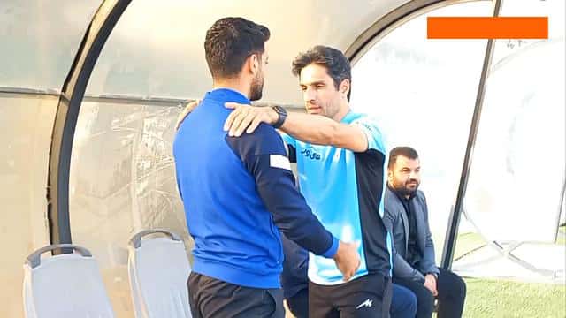 خوش و بش مظاهر رحیم پور با مهدی پور و بیژن طاهری / فیلم
