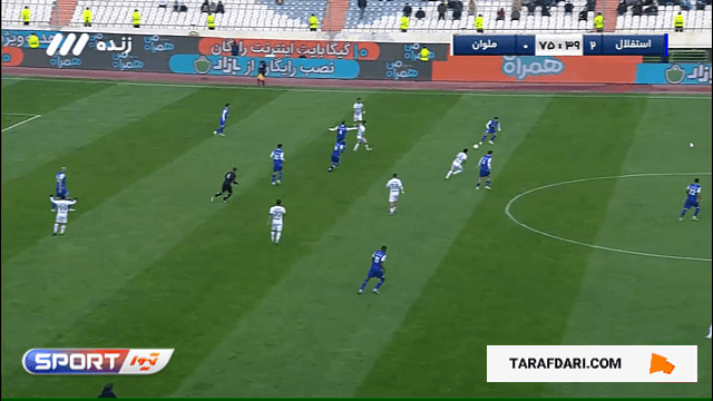 گل مطهری به ملوان (استقلال 3-0 ملوان)