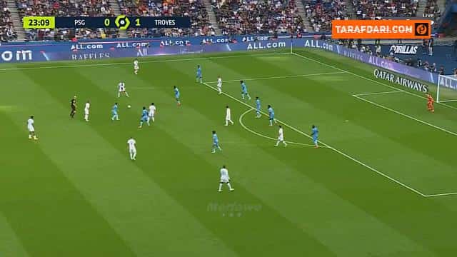 گل سولر به تروا (پاری سن ژرمن 1-1 تروا)