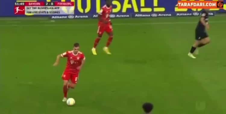 گل سانه به فرایبورگ ( بایرن مونیخ 3-0 فرایبورگ )