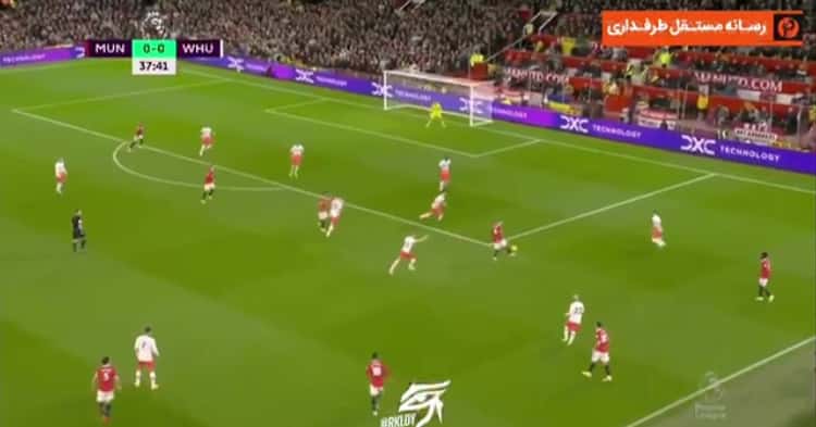 گل راشفورد به وست هم (منچستر یونایتد 1-0 وست هم )