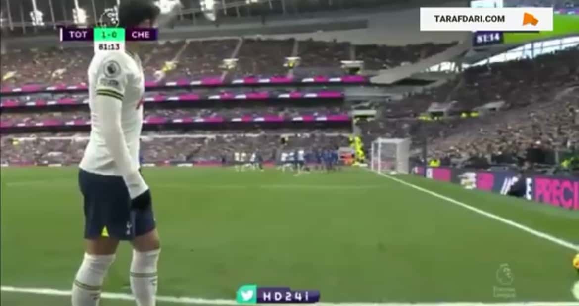 گل هری کین به چلسی (تاتنهام 2-0 چلسی)