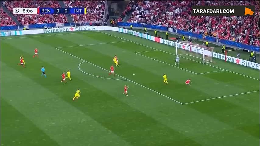 خلاصه بازی بنفیکا 0-2 اینتر (لیگ قهرمانان اروپا - 2022/23)