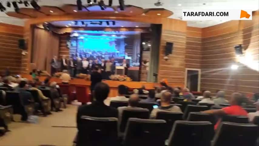 اشک های مادر مهرداد میناوند در مراسم تجلیل از مفاخر ورزش ایران / فیلم