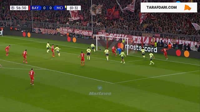گل ارلینگ هالند به بایرن مونیخ (بایرن مونیخ 0-1 منچسترسیتی)