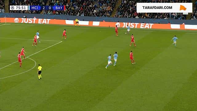 گل ارلینگ هالند به بایرن مونیخ (منچسترسیتی 3-0 بایرن مونیخ)