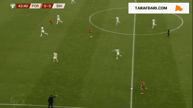 گل برناردو سیلوا به بوسنی (پرتغال 1-0 بوسنی)