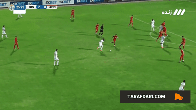 گل دوم مهدی طارمی به افغانستان (ایران 3-0 افغانستان)