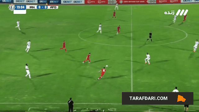 گل سردار آزمون به افغانستان (ایران 1-0 افغانستان)