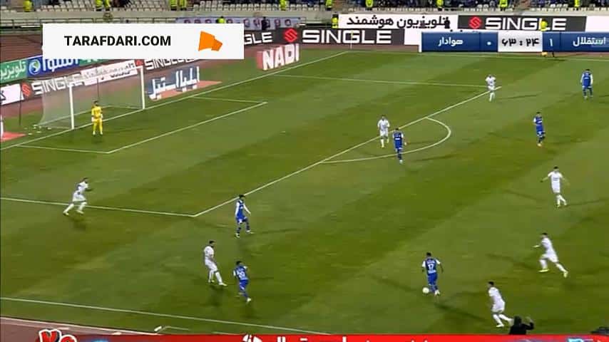 گل محمد محبی به هوادار (استقلال 2-0 هوادار)