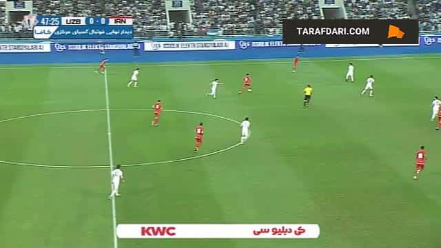 گل سردار آزمون به ازبکستان (ازبکستان 0-1 ایران)