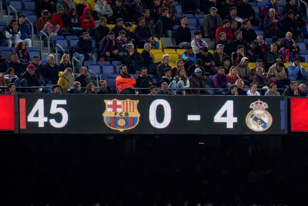 برتری 4-0 مقابل بارسلونا، بهترین برد رئال مادرید در ال کلاسیکو طی 28 سال اخیر