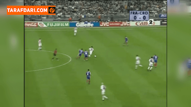 برتری 2-1 فرانسه مقابل کرواسی با بریس لیلیان تورام و صعود به فینال جام جهانی (1998/7/8) / فیلم