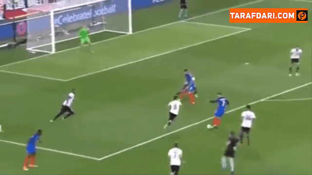 برتری 2-0 فرانسه مقابل آلمان با بریس آنتوان گریزمان و صعود به فینال یورو (2016/7/7) / فیلم