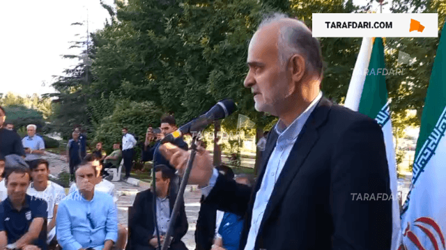صحبت های مهدی محمد نبی در مراسم بدرقه تیم ملی نوجوانان به بازیهای آسیایی تایلند / فیلم