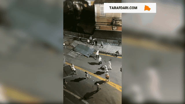 درگیری هواداران سانتوس با پلیس برزیل پس از شکست مقابل کورینتیانس در خیابان های اطراف ورزشگاه / فیلم