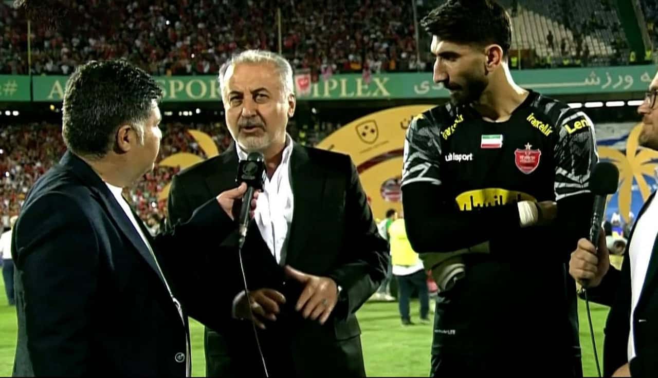 تماس شبانه رضا درویش با علیرضا بیرانوند